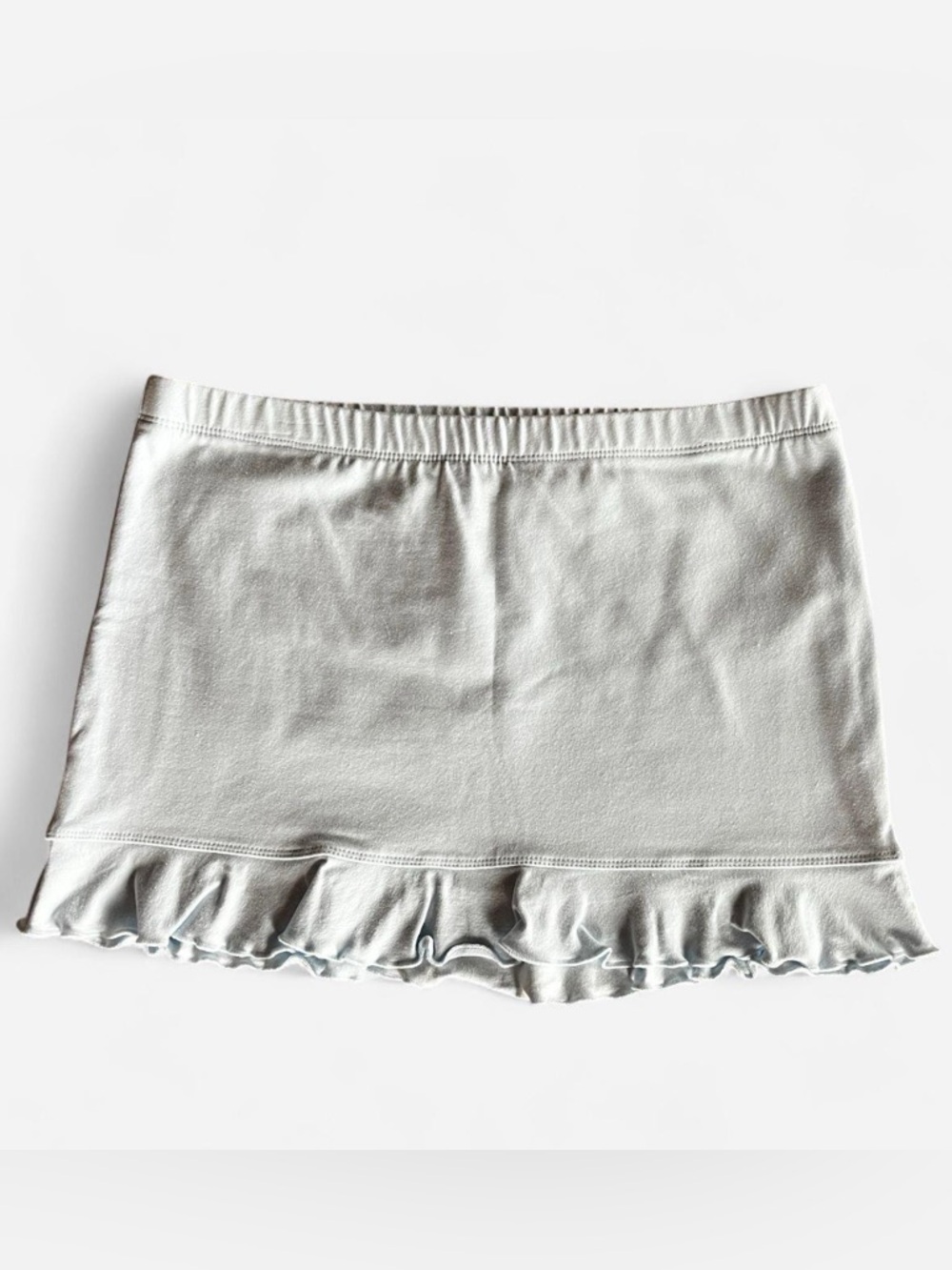 Forever 21 Pastel Blue Ruffle Trim Mini Skirt